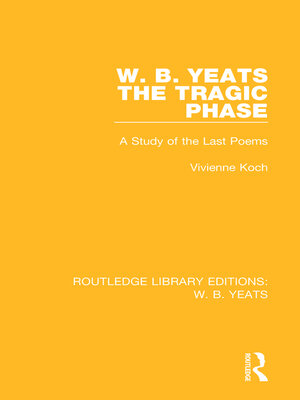cover image of W. B. Yeats